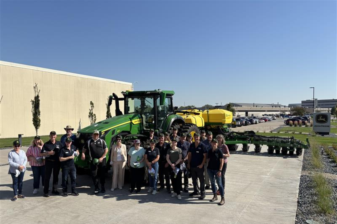 Co-op farmers at John Deere