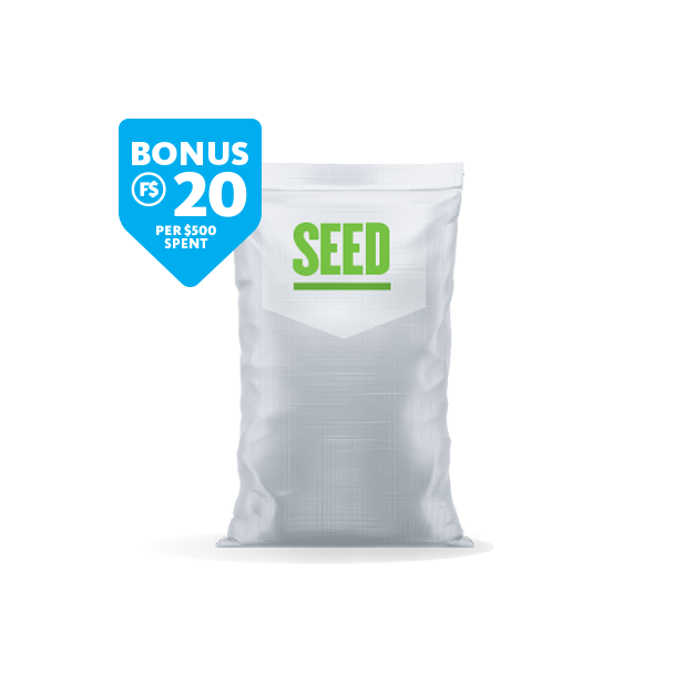 Bonus F$20 per $500 spent on selected seed