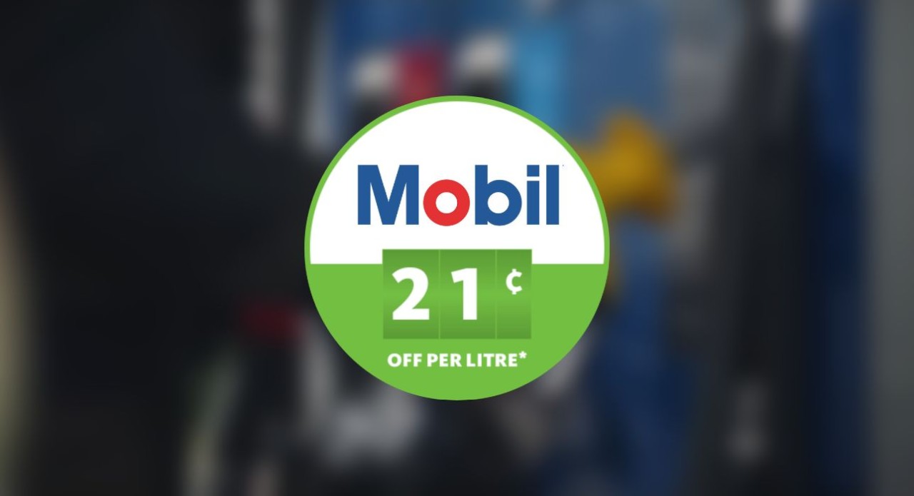 Mobil 21 cents off per litre discount