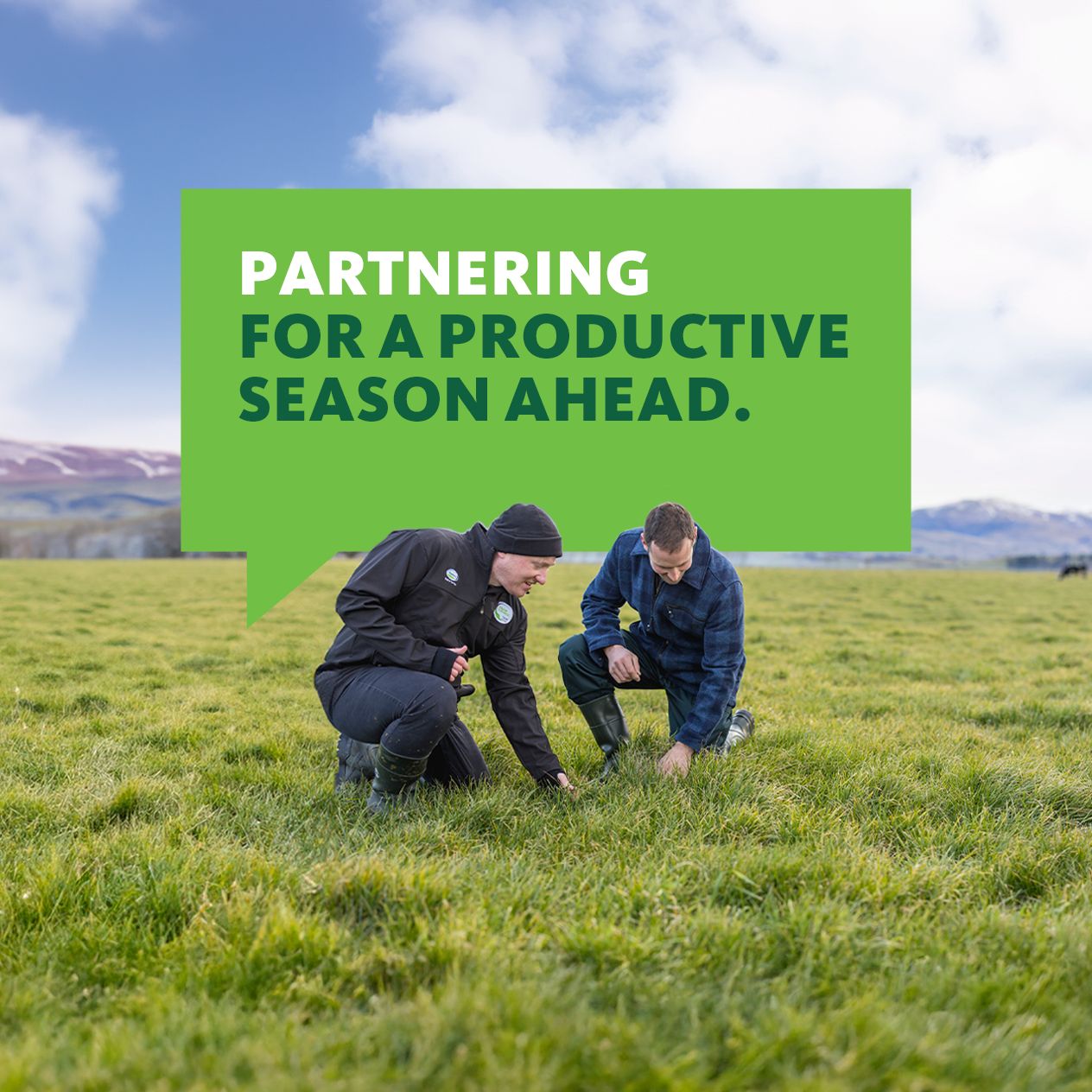 Partnering for a productive season ahead