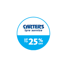Up to 25% off on Carter's Tyre Service