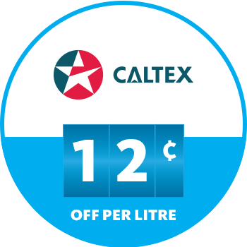 12c off per litre at Caltex