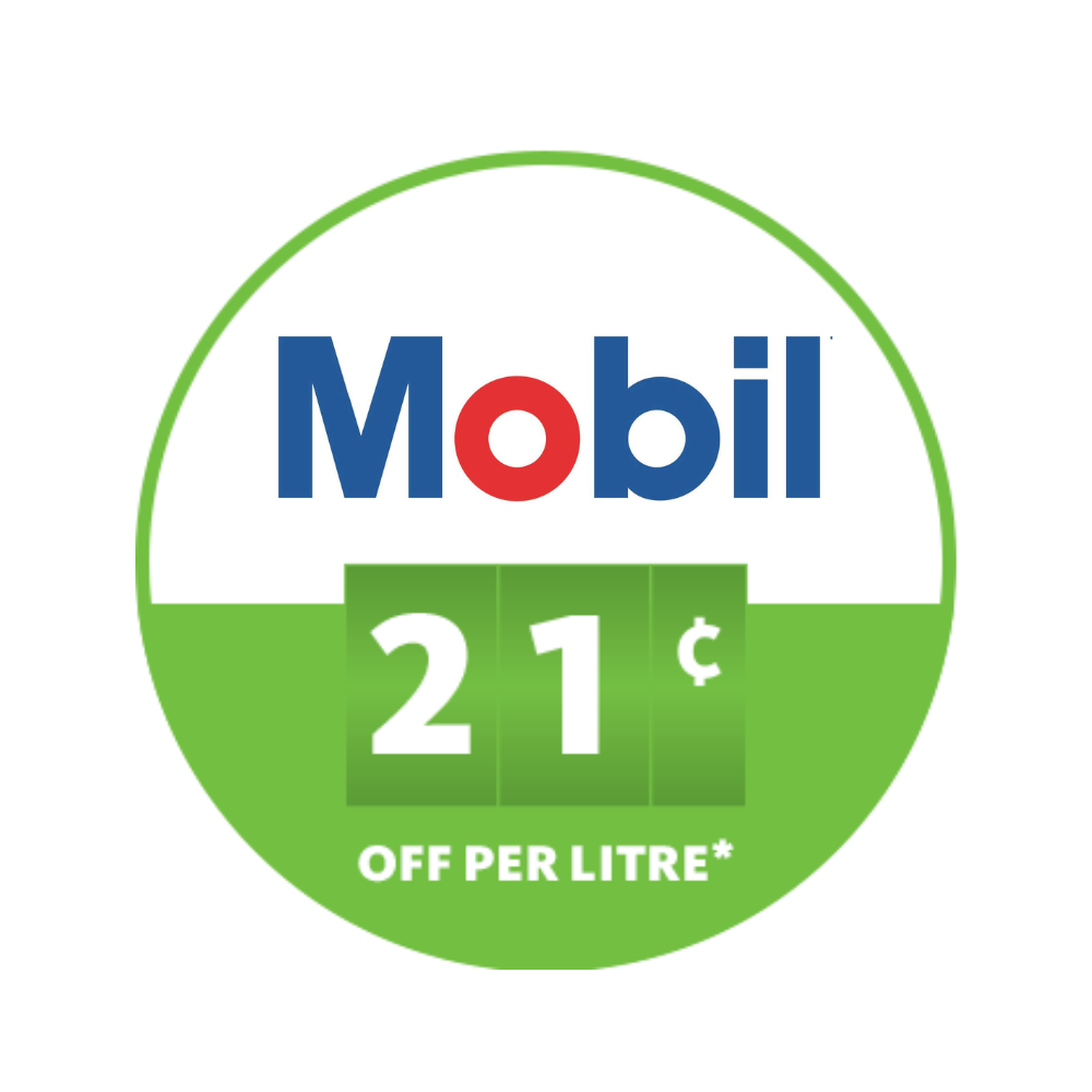 Mobil 21 cents off per litre discount