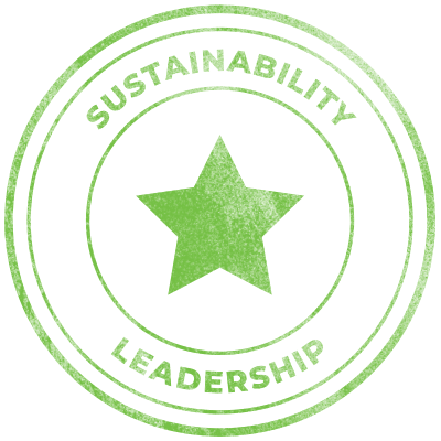 Sustainability leadership tile
