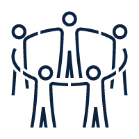 people connected icon