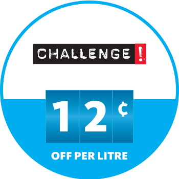 12c off per litre at Challenge