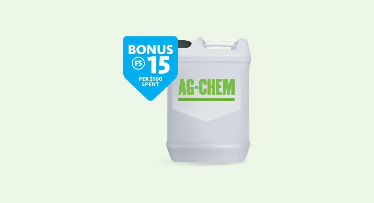 Bonus F$ on selected agchem