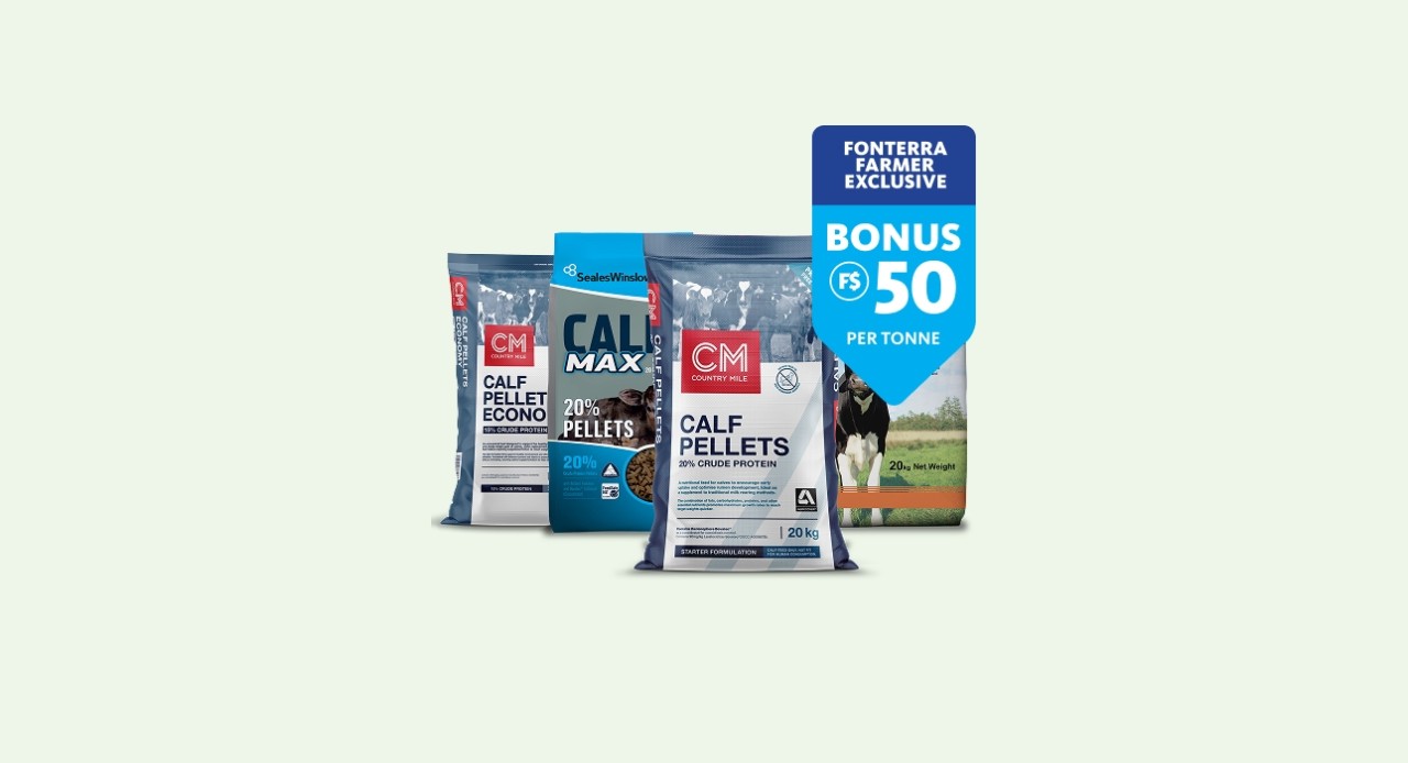 Bonus F$ on selected calf meal