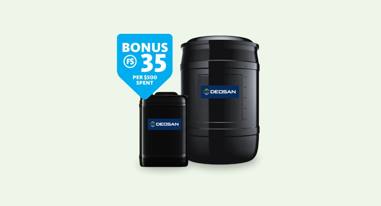 Bonus F$ on selected Deosan products