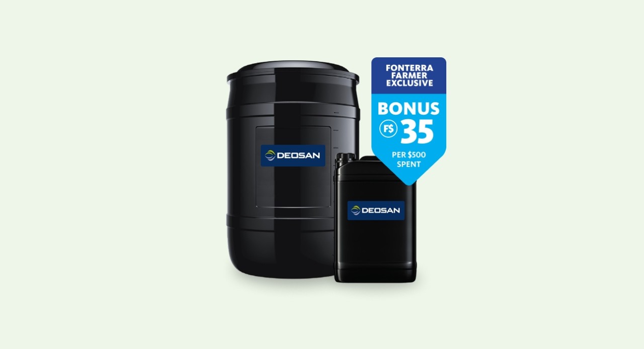 Bonus F$ on selected Deosan products